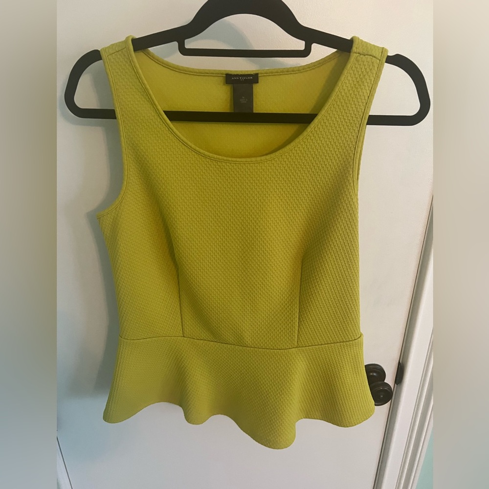 Ann Taylor Peplum Top